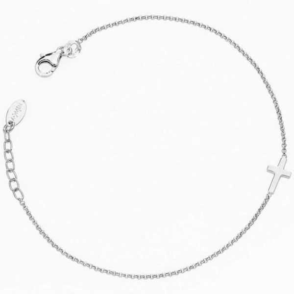 Immagine del Bracciale Amen Croce in argento BRCB