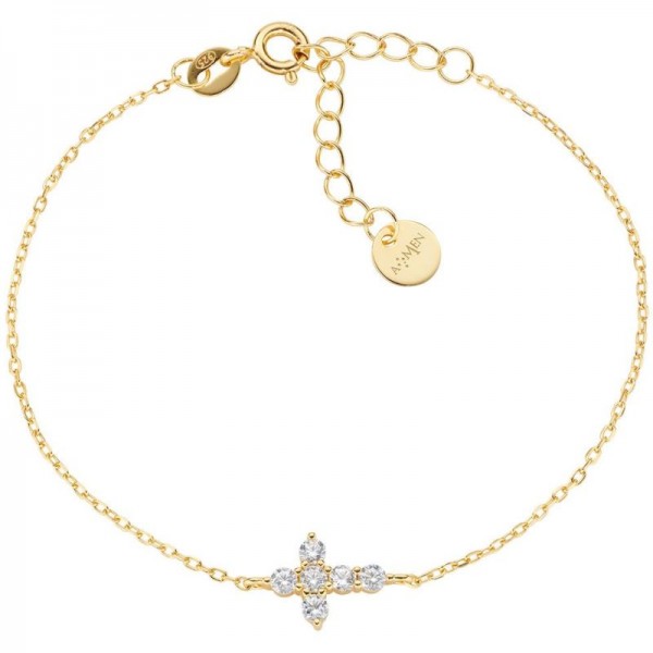 Immagine del Bracciale Amen Croci da donna BRCRPAGBZ