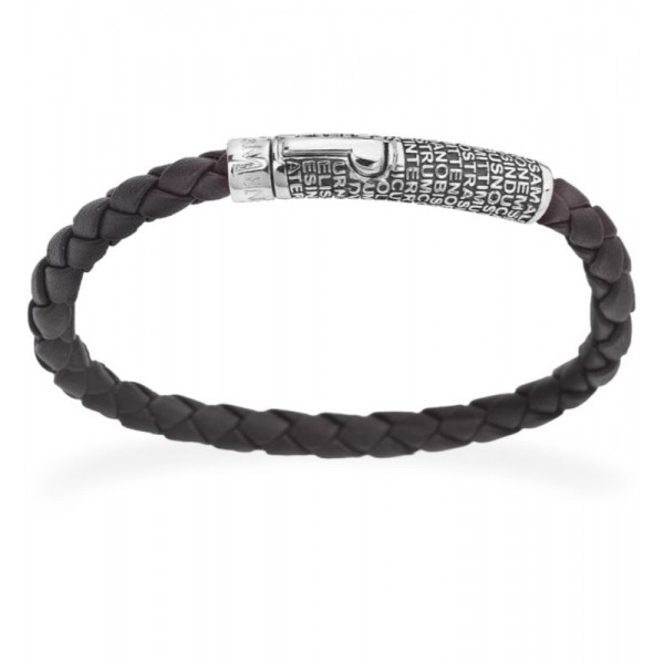 Image of the Amen Lords Prayer Bracelet in latin for men BRNO05B