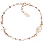 Immagine del Bracciale Rosario Amen in argento con cristalli donna BRO10RARTO3