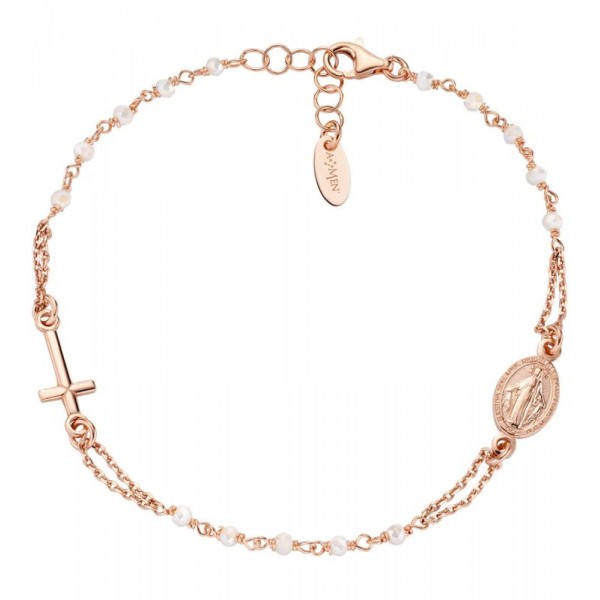 Comprare Bracciale Rosario Amen in argento con cristalli donna BRO10RBI3