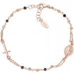 Immagine del Bracciale Rosario Amen in argento con cristalli donna BRO10RMMM3