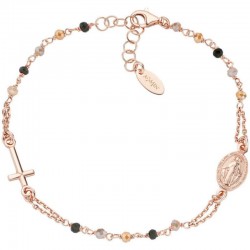 Bracciale Rosario Amen in argento con cristalli donna BRO10RMMM3