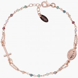 Bracciale Rosario Amen in argento con cristalli donna BRO25RMU3