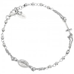 Buy Amen Silver Rosary Bracelet BROB3