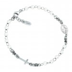 Acheter Bracelet Chapelet Amen en argent et perles pour femmes BROBB3