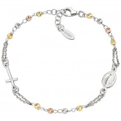 Image of the Amen Silver Rosary Bracelet for women BROBBRGD3