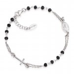 Comprare Bracciale Amen Rosario in argento con cristalli BROBN3