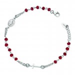 Amen Rosenkranz Armband aus Silber mit Kristallen BROBR3 kaufen