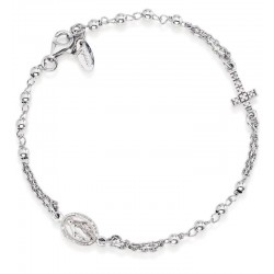 Bracciale Amen Rosari in argento con zirconi BROBZ3