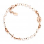 Comprare Bracciale Amen Rosari in argento e perle donna BRORB3