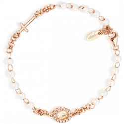 Bracciale Amen Rosario in argento e perle donna BRORBZ-M3