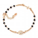 Comprar Pulsera Rosario Amen en plata con cristales BRORN3