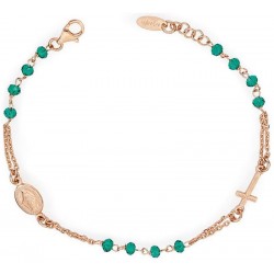 Bracciale Amen rosario in argento con cristalli BRORV3
