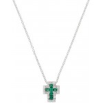 Immagine della Collana Amen Croci in argento e zirconi da donna CLCRREBBVZ3