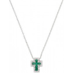 Immagine della Collana Amen Croci in argento e zirconi da donna CLCRREBBVZ3