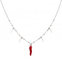 Buy Amen Ladies Necklace Cornetti CLCSCBR