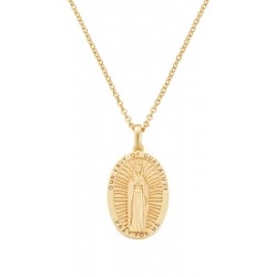 Collier avec Médaille de Notre Dame de Guadalupe Amen pour femmes CLGUGM