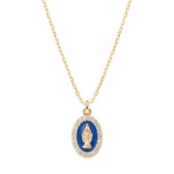 Image du Collier Médaille Miraculeuse Amen pour femmes CLMISMGBL