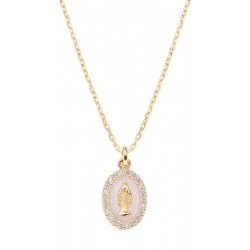 Image du Collier Médaille Miraculeuse Amen pour femmes CLMISMGRO