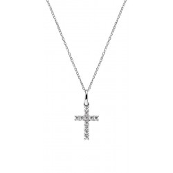 Comprare Collana Amen Croci in argento con zirconi da donna CRBB03