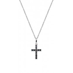 Comprare Collana Amen Croci in argento con zirconi da donna CRBN03