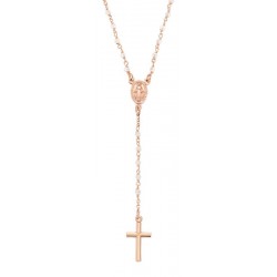 Collana Rosario Amen in argento con cristalli donna CRO10RBI4