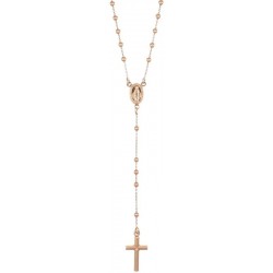 Image du Collier Chapelet Amen en argent CRO25R