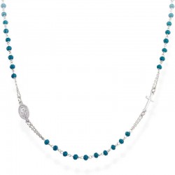 Immagine della Collana Rosario Amen in argento con cristalli CROBBL3