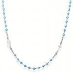 Immagine della Collana Rosario Amen in argento con cristalli CROBC3