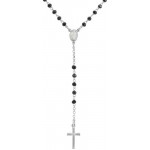 Immagine della Collana Rosario Amen in argento con cristalli CROBG4