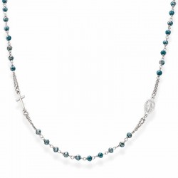 Immagine della Collana Rosario Amen in argento con cristalli CROBP3