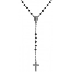 Immagine della Collana Rosario Amen in argento con cristalli CRONN4