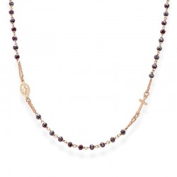 Comprare Collana Amen Rosari in argento con cristalli CRORA3