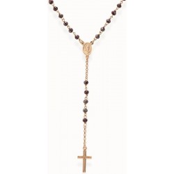 Immagine della Collana Rosario Amen in argento con cristalli CRORA4