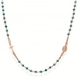 Collier Chapelet Amen en argent avec cristaux CRORP3