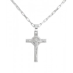 Collana Crocifisso Amen in argento da uomo CRUO