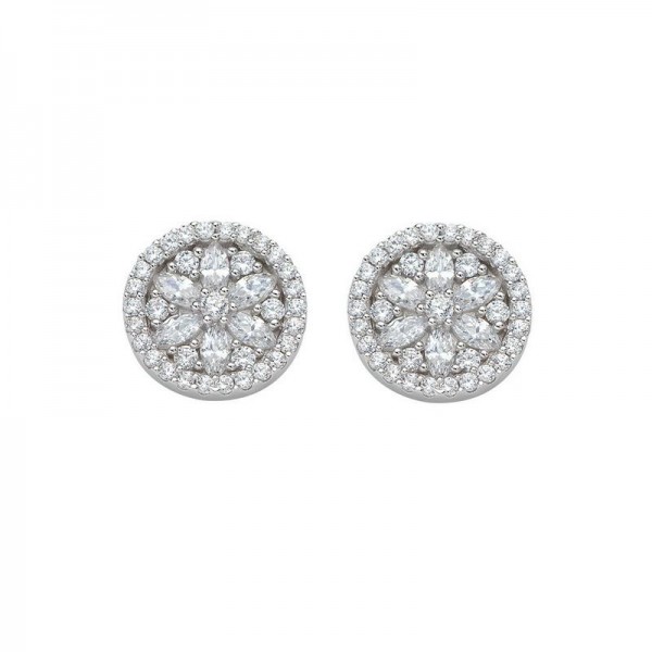 Buy Amen Ladies Earrings Fiore della Vita EFLBBZ1