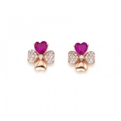 Buy Amen Ladies Earrings Quadricuore EQURR