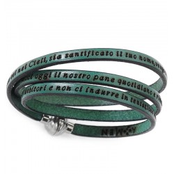 Image of the Amen Lords Prayer Bracelet in Italian PNIT03