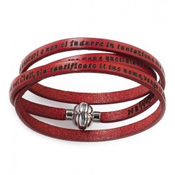 Image of the Amen Lords Prayer Bracelet in Italian PNIT08