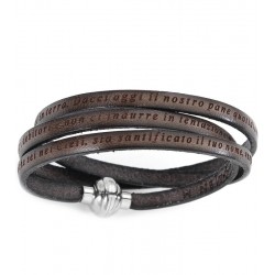 Image of the Amen Lords Prayer Bracelet in Italian PNIT16