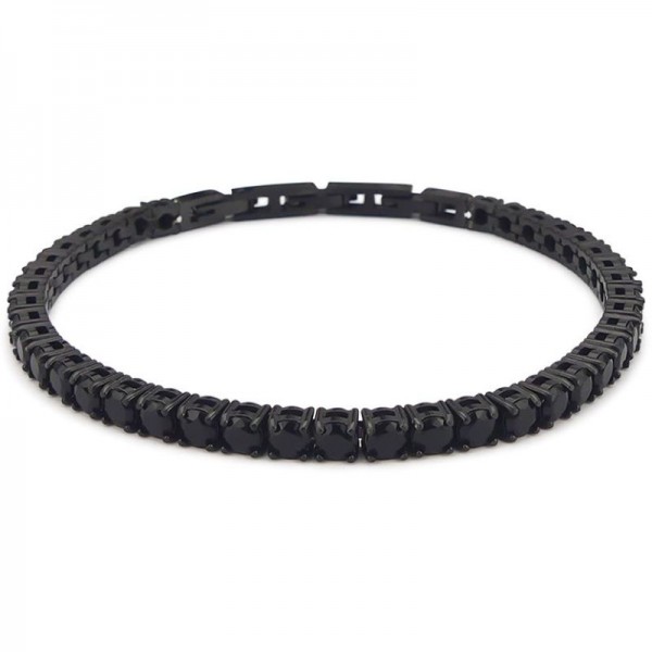 Image of the Boccadamo Man mens tennis Bracelet ABR652N