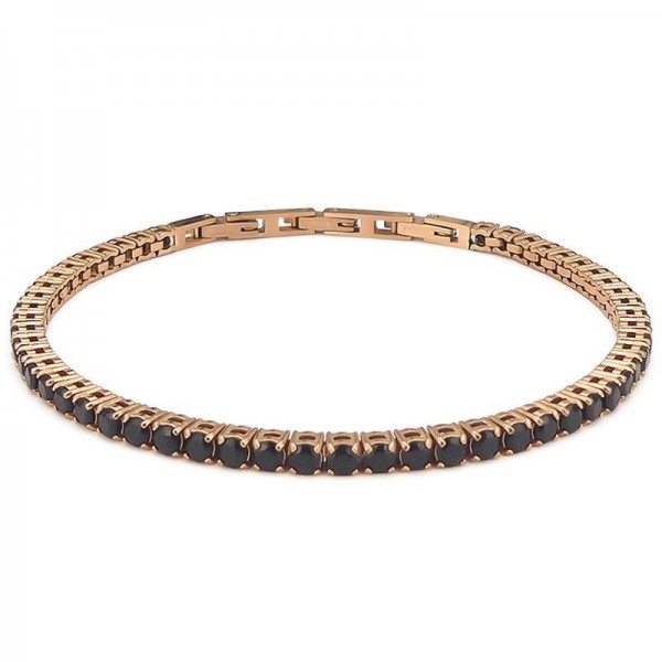 Image of the Boccadamo Man mens tennis Bracelet ABR654RS