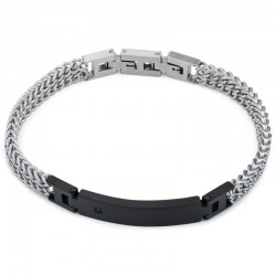 Image of the Boccadamo Man mens Bracelet ABR688BW