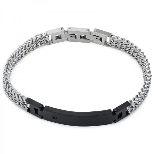 Imagen de la Pulsera hombre Boccadamo Man ABR688BW