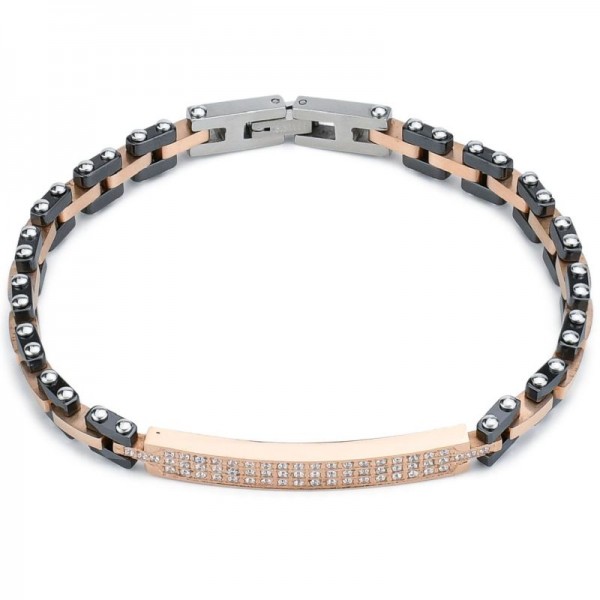 Image du Bracelet homme Boccadamo Man ABR701RS