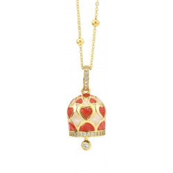 Image du Collier Femme Boccadamo avec Clochette Porte-Bonheur CL/GR08