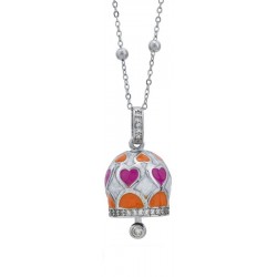 Image du Collier Femme Boccadamo avec Clochette Porte-Bonheur CL/GR20