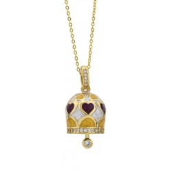 Image du Collier Femme Boccadamo avec Clochette Porte-Bonheur CL/GR21